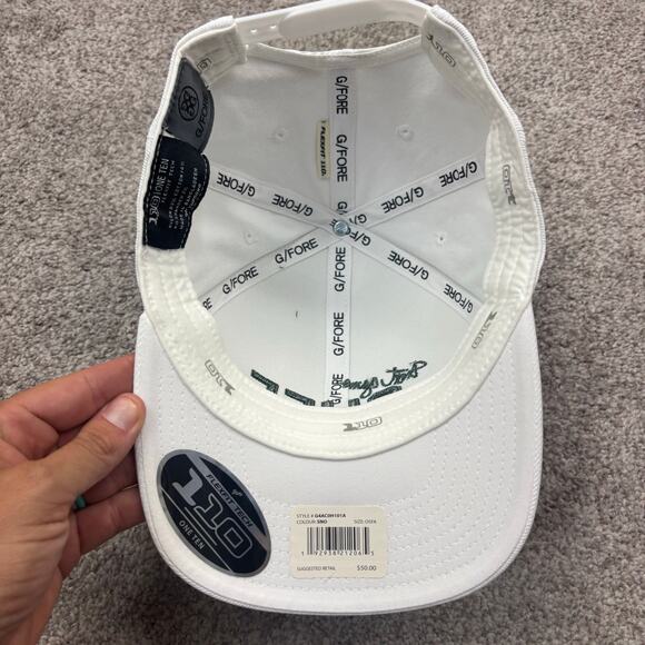 New! Short Game Chef-white adjustable hat - Picture 7 of 9